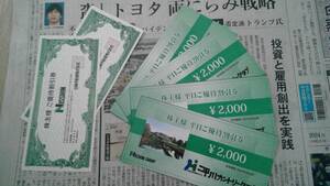 Два Nisshin Group Holdings Акционер Специальные купоны на скидку и Hirakawa Country Club Weekday Special Discount Coupons