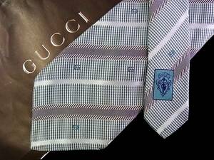 ◆SALE◆1272◆グッチ【GUCCI】 Ｇロゴ柄 ネクタイ★