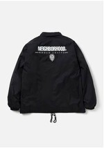 XLサイズ　NH ROUGH CRAFTS WINDBREAKER JACKET Black　コーチジャケット　NEIGHBORHOOD　ネイバーフッド　黒 _画像2