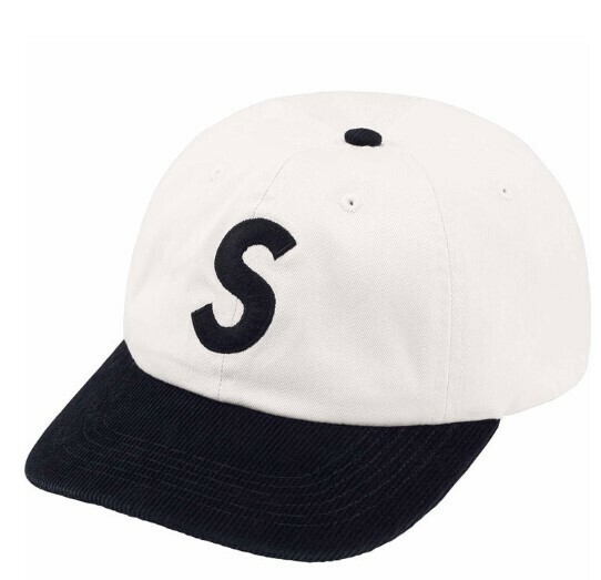 Supreme 2-Tone S Logo 6-Panel シュプリーム ツートーン Sロゴ 6パネル Cap キャップ 帽子 Stone ストーン ホワイト