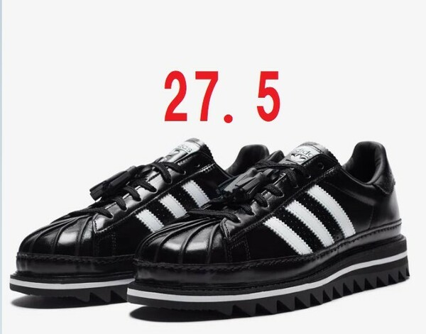 CLOT adidas Originals Superstar Core Black White 27.5cm クロット × アディダス オリジナルス スーパースター ブラック ホワイト