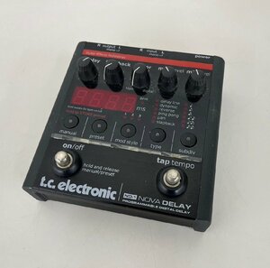 □s278　現状品★t.c.electronic　ND-1　NOVA DELAY　エフェクター