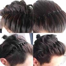 カチューシャ レディース メンズ ヘアバンド 波型 シンプル 髪飾り ヘアアクセ 男女兼用 ユニセックス ヘッドバンド スポーツ 6本セット_画像6