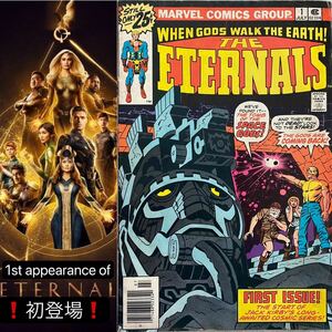 アメコミ Eternals #1 X-men 1973年 エックスメン marvel spider man マーベル スパイダーマン DC Batman エターナルズ ヴェノム リーフ