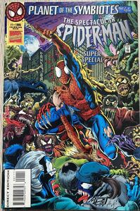 アメコミ Spider man 1 スパイダーマン 1995年 marvel マーベル リーフ ヴィンテージ ヴェノム venom ironman アイアンマン ヴェノム 海外
