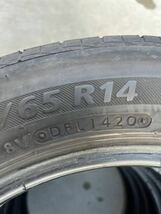 ブリヂストン BRIDGESTONE ネクストリー　NEXTRY 155/65/R14 4本　20年製　4本セット　バリ山　中古タイヤ　バリ山_画像2