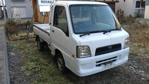 * Junk document attaching . Sambar Truck part removing restore base 4WD 5MT Sapporo *