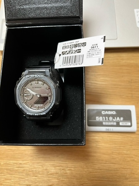 [カシオ] 腕時計 ジーショック 【国内正規品】ミッドサイズモデル GMA-S2100SK-1AJF レディース ブラック スケルトン