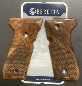 BERETTA 純正 M92系 実物 木製グリップ E00219 中古 M9 M92 M92FS M92F ベレッタ