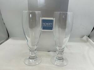 sk7563060/新品 SCHOTT ZWIESEL ショット ツヴィーゼル ビアグラスペア 2脚セット ドイツ製 ガラス製品 ブリュッセルビアグラス