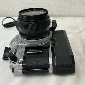 bc8734100/Canon キヤノン AE-1 フィルムカメラ レンズ 50mm 1:1.4 一眼レフカメラ ストロボ付き Canonレンズ FD80-200mm付きの画像5