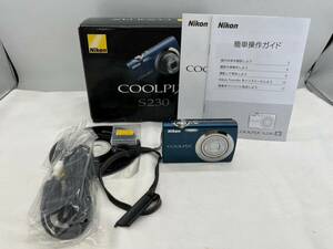 wk8766060/Nikon ニコン S230 COOLPIX デジタルカメラ デジカメ ブルー