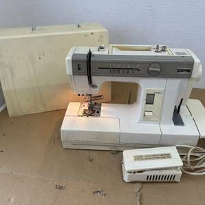 sk1557120/動品 JANOME ジャノメミシン MODEL2100 COMBI SUPER DX 裁縫 手工芸 ハンドクラフト 足踏みミシン 手芸の画像1