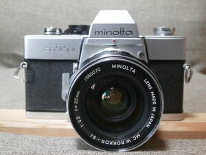 minolta SRT 101 MC W. ROKKOR-SI 1:2.5 f=28mm レンズ付き　動作確認済み