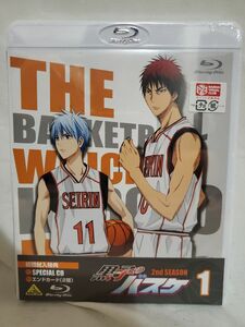 [国内盤ブルーレイ] 黒子のバスケ 2nd season 1 未開封 Blu-ray 初回封入特典