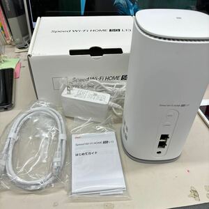 【美品】Speed Wi-Fi HOME 5G L13 ホワイト ZTR02 2023年5月製造 