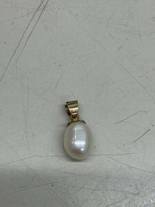 B4201 pearl pendant top K18