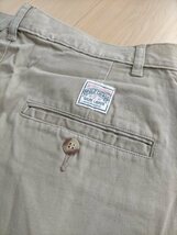 新品 デッドストック 90s ビンテージ USA製 POLO RALPH LAUREN POLO CHINO ポロラルフローレン 2タック チノパンツ PLETED JEAN W31L36_画像7