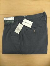 新品 デッドストック 90s ビンテージ USA製 POLO RALPH LAUREN POLO CHINO ポロラルフローレン 2タック チノパンツ PLETED JEAN W33L36_画像1