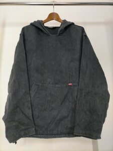 状態良好 90s USA製 ビンテージ GLOBAL GEAR グローバルギア ヘンプ100％ 無地 パーカー size-S 黒 ★オールドアウトドア古着