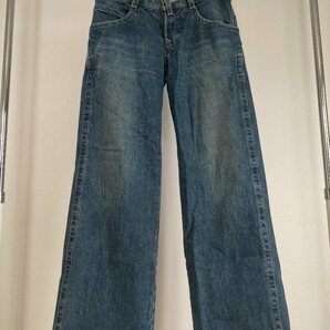 90s アーカイブ Jean Paul Gaultier ジャンポール ゴルチエ ローライズ ワイドシルエット デニムパンツ size-46 ★ジーンズY2Kの画像1