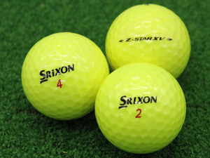 ABランク スリクソン SRIXON Z-STAR XV プレミアムパッションイエロー 2021年モデル 30個 球手箱 ロストボール