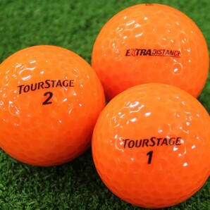ABランク ツアーステージ TOURSTAGE EXTRA DISTANCE オレンジ 30個 球手箱 ロストボールの画像1