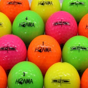 ABランク ホンマ HONMA D1 2022年モデル カラー 50個 球手箱 ロストボールの画像1