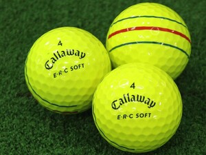 Rank AB Callaway Callaway ERC SOFT Желтый 2019 Модель 30 штук Ball Box Lost Ball Ball Lost Ball