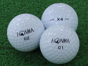 ABランク ホンマ HONMA X4 ホワイト 2019年モデル 20個 球手箱 ロストボール