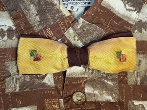 NYC 幾何学 ニューヨーク クリップ 蝶ネクタイ ボウタイ bowtie ヴィンテージ1940s 50s 60s 古着 お洒落 レトロ JUNK