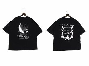 Mikio Fujioka 藤岡幹夫 【My Little GOD】 春夏 半袖 Tシャツ カットソー Sz.XL　メンズ 黒　I4T01214_4#D