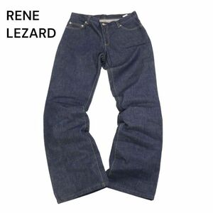 イタリア製★ RENE LEZARD レネレザード 通年 ブーツカット★ フレア デニム パンツ ジーンズ Sz.38　メンズ　I4B00596_3#R