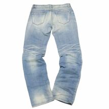 junhashimoto ジュンハシモト PNT0214 JDM01 【JERSEY DENIM】 USED加工 ジャージー デニム パンツ ジーンズ Sz.5　メンズ　I4B00667_3#R_画像6