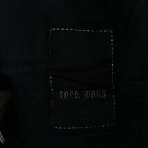 Roen jeans ロエン ジーンズ クラッシュ チェック転写★ スカル刺繍 ブーツカット デニム パンツ Sz.31　メンズ 日本製　I4B00694_4#R_画像10