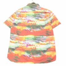 XLARGE エクストララージ 春夏 マルチカラー総柄★ 半袖 ボタンダウン シャツ Sz.M　メンズ　I4T01176_4#A_画像4