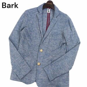 イタリア製★Bark バーク 春夏 リネン ニット★ サマー アンコン テーラード ジャケット ブレザー Sz.S　メンズ　I4T01098_4#M