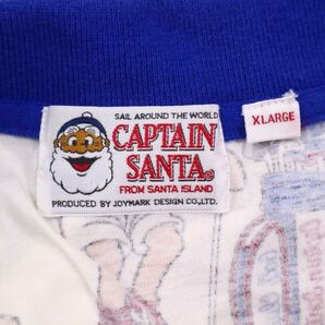 CAPTAIN SANTA キャプテンサンタ 春夏 ゴルフ サンタ総柄★ 半袖 ポロシャツ Sz.XL メンズ 大きいサイズ 日本製 I4T01192_4#Aの画像5