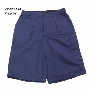 Vincent et Mireille ヴァンソンエミレイユ 春夏 フラップポケット★ ショート カーゴ パンツ Sz.44　メンズ　I4B00740_4#P