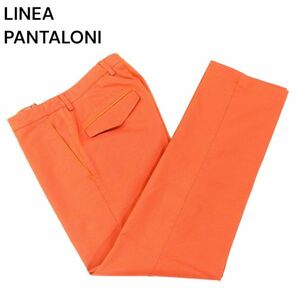 イタリア製★ LINEA PANTALONI by KAMAR リネアパンタローニ 通年 ストレッチ パンツ スラックス Sz.42　メンズ　I4B00718_4#R