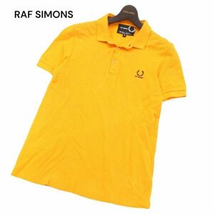 RAF SIMONS × FRED PERRY Raf Simons × Fred Perry весна лето Logo вышивка * короткий рукав олень. . рубашка-поло Sz.S мужской I4T01267_4#A