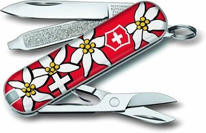 VICTORINOX (ビクトリノックス) マルチツール 女性 クラシックSD エーデルワイス柄 【国内正規品】