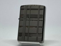 送料無料 ZIPPO[ジッポー]100個限定 アーマー 両面加工 162ラインカット クロス LTD BK 1201S871_画像1