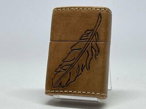 送料無料 ZIPPO[ジッポー] 革巻リーズ レザーワークスカオス LWC(Z)フェザー