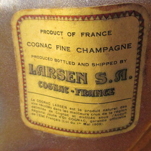《和》未開栓 古酒  LARSEN S.A ラーセン シップボトル COGNAC コニャック ブランデーの画像3