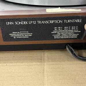【中古品】LINN LP12 ターンテーブル SONDEK LP12 トーンアーム SME3009 オーディオ機器 現状品の画像6