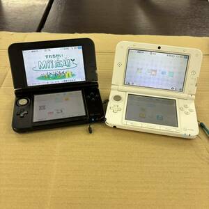 1円スタート【2点セット】Nintendo 3DS LL ブルー ピンク SPR-001 ピンク 青 本体 中古