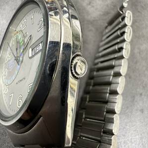 1000円スタート【稼動品】SEIKO セイコー 5 AUTOMATIC 腕時計 7S26-3180 デイデイト メンズ 中古の画像7
