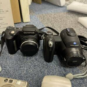 1スタ【まとめ28点】SONY Canon Panasonic CASIO FUJIFILM OLYMPUS TOSHIBA コンパクトデジタルカメラ 大量 中古 動作未確認の画像4