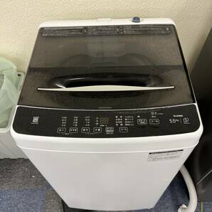 【稼動品】ELSONIC エルソニック 5.5kg EHX55DD 全自動洗濯機 生活家電 中古の画像1